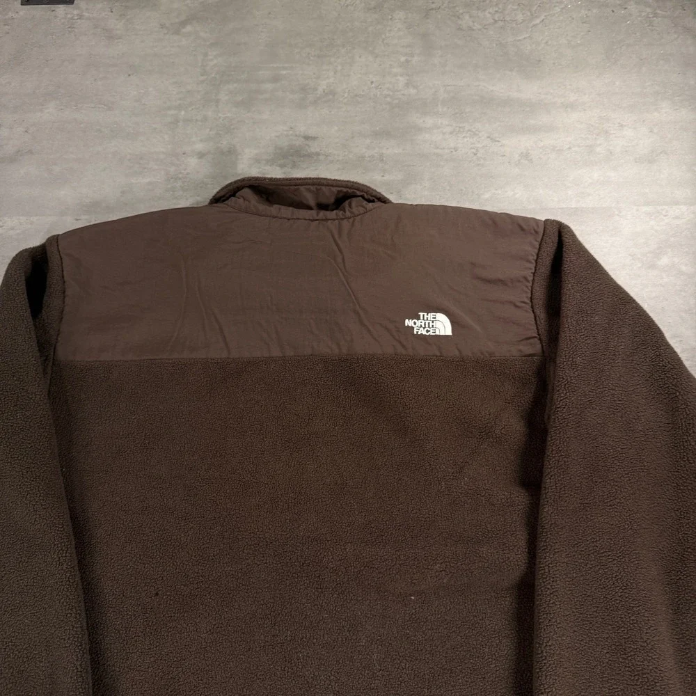 The North Face Denali Jacket Mens XL Brown Polartec Fleece Full Zip Pit Zips